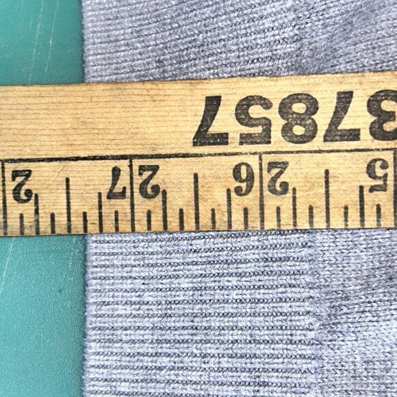 Lacoste Classic Fit V-Neck Cotton Knit Sweater Men's 7/XL Gray Preppy Vtg School - Picture 9 of 9